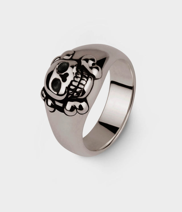 Smiling Skull Ring by Stephen Einhorn